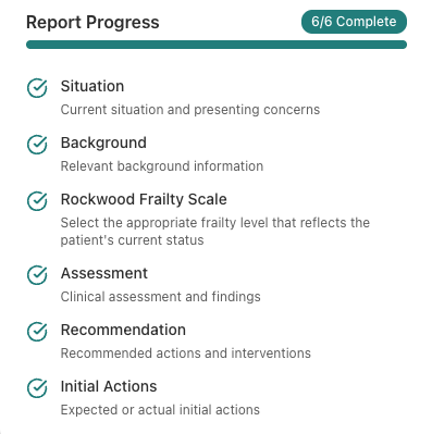 CareBoodle Progress Tracking Dashboard